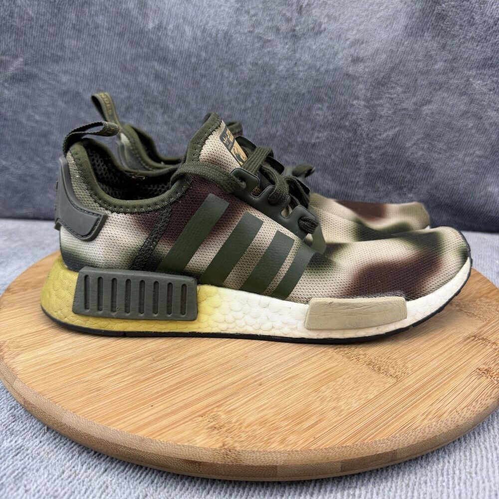 Adidas NMD_R1 Star Wars Leia Shoes Womens Size 7.5 Green Camo Sneakers FW2280